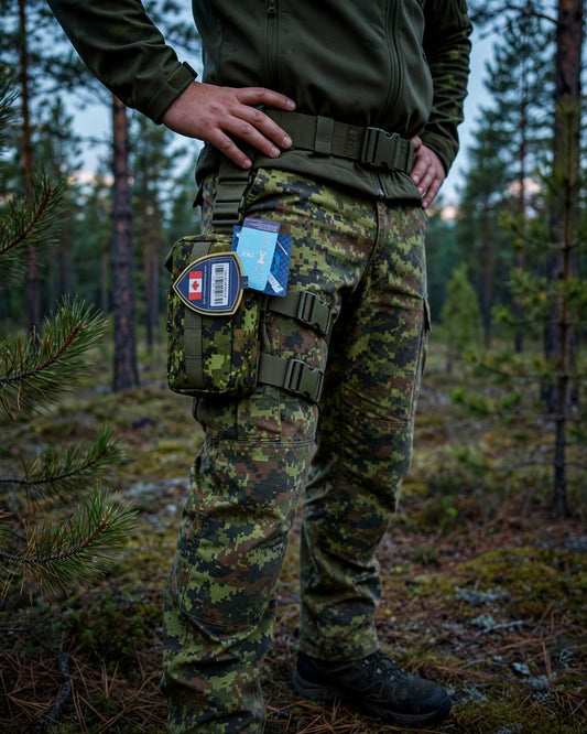 MHI Leg Dump Pouch - Woodland Digital Camo