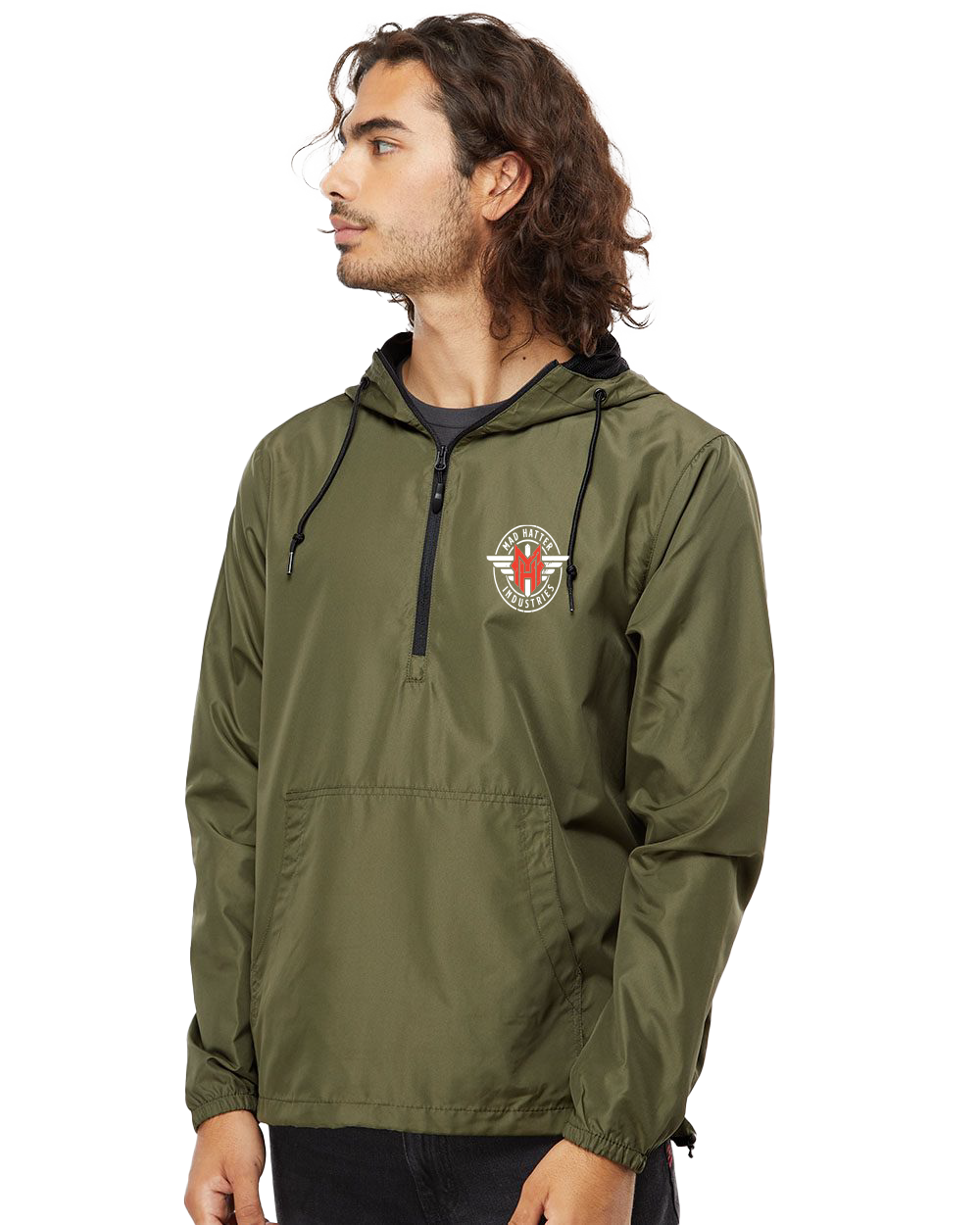Lightweight MHI Quarter-Zip Windbreaker Pullover Jacket (Limited Edition)
