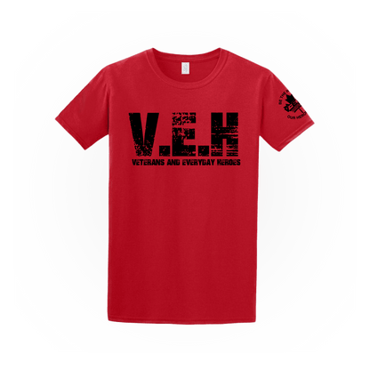 V-EH ! T-shirt rouge 2024