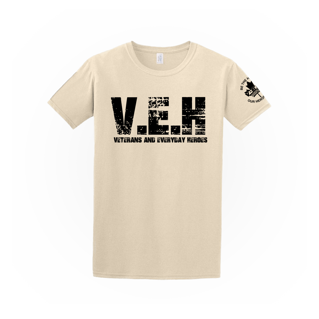 V-EH ! T-shirt beige 2024
