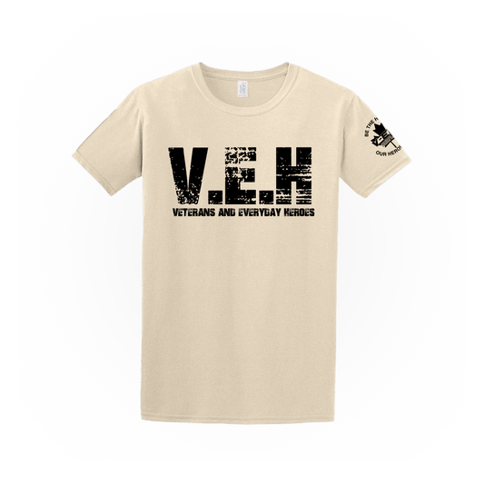 V-EH ! T-shirt beige 2024