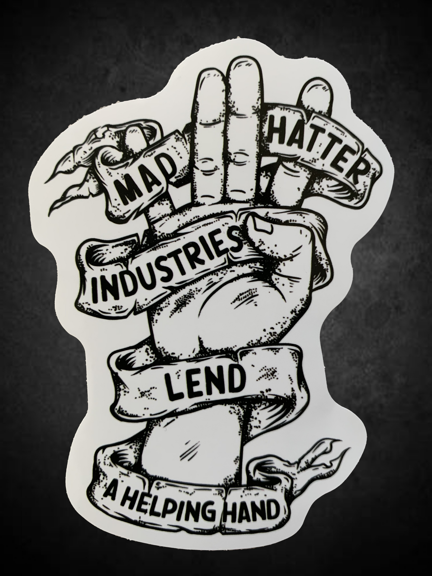 'Lend a Helping Hand' Decal